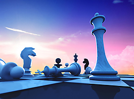 国际象棋商务PPT模板