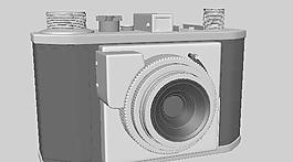 1948年出产的Olympus老式照相机模型