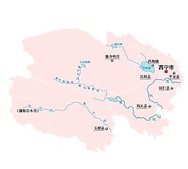 中国青海地图免费下载