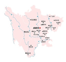 中国四川地图免费下载