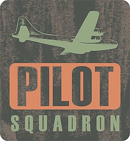 印花矢量图 文字 英文 交通 飞机 免费素材