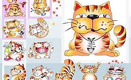 卡通猫矢量