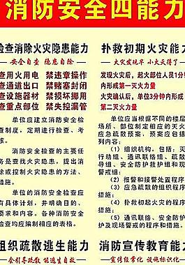 消防四能力图片