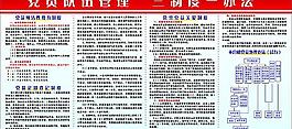 三制度一办法展板图片