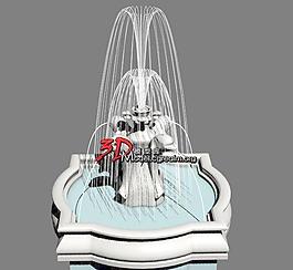 喷水池 喷泉 Fountain 01