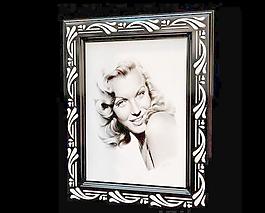 黑色镶花艺术画框Frame 030