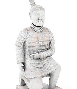 家居装饰品 古代将士 人物雕像1（带贴图）