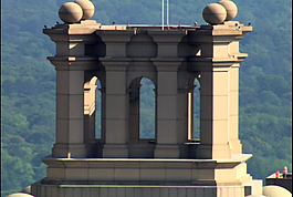 高空实拍建筑视频