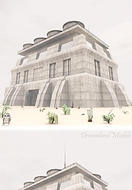 Sci-Fi Building Water Treatment Plant 自来水厂