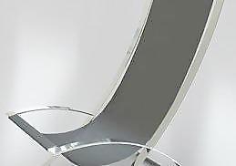 Modern chair (leather, chrome) 现代椅子(皮质,铬, 铬合金)