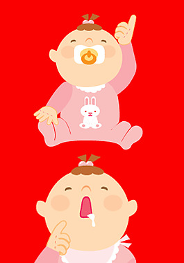女婴儿素材