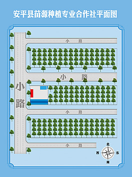 苗源种植基地平面图