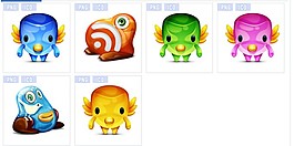 可爱卡通图标下载