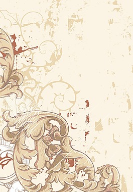 画花卉背景矢量插画