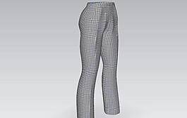 Trousers 三种女式长裤（包含贴图）02