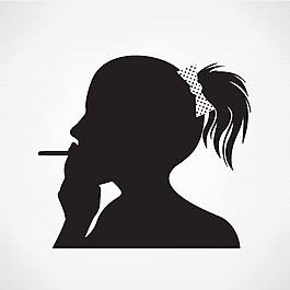 抽烟的女人