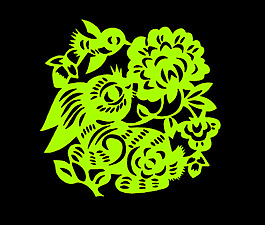 漂亮的剪纸花纹
