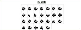 【英文字体】Cubicle