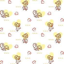 矢量图 卡通 猴子 免费素材