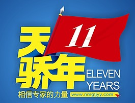 周年LOGO  11周年