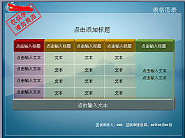 表格图表