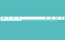 jQuery+CSS3线性时钟插件
