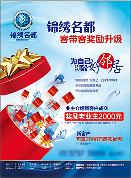 房地产促销海报