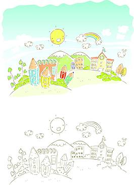 彩绘的童话世界