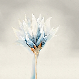 手绘花朵装饰画