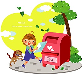 寄信的孩子