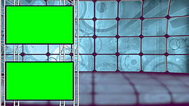 随着绿色屏幕的虚拟集怀旧背景设置 视频免费下载