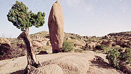 日落沙漠夜星空间隔股票视频 视频免费下载