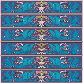 矢量图 民族风 线条 免费素材