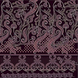 矢量图 民族风 线条 免费素材