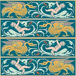 矢量图 民族风 线条 免费素材