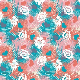 矢量图 羽毛 粉红色 免费素材