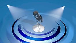 旋转麦克风 视频免费下载