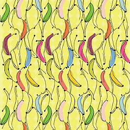 矢量图 食物图案 水果 免费素材