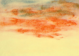 橙黄云彩背景图片
