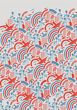 位图图案 彩色 免费素材