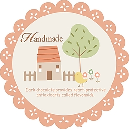 手工标签矢量图