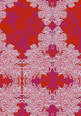 位图 古典花卉 窗帘 免费素材