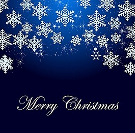 漂亮的雪花背景