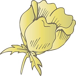 矢量花叶