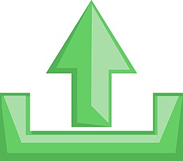 上传的象征