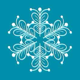 节日的雪花设计