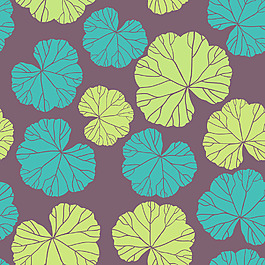 树叶主题无缝模式