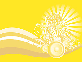 与背景的花卉图案的乙烯基