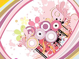 蹩脚的背景与抽象的图案