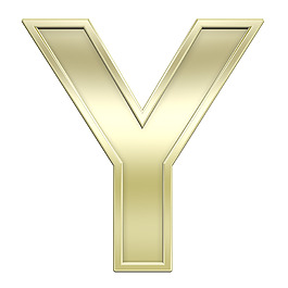 从闪亮的金框字母集的一封信